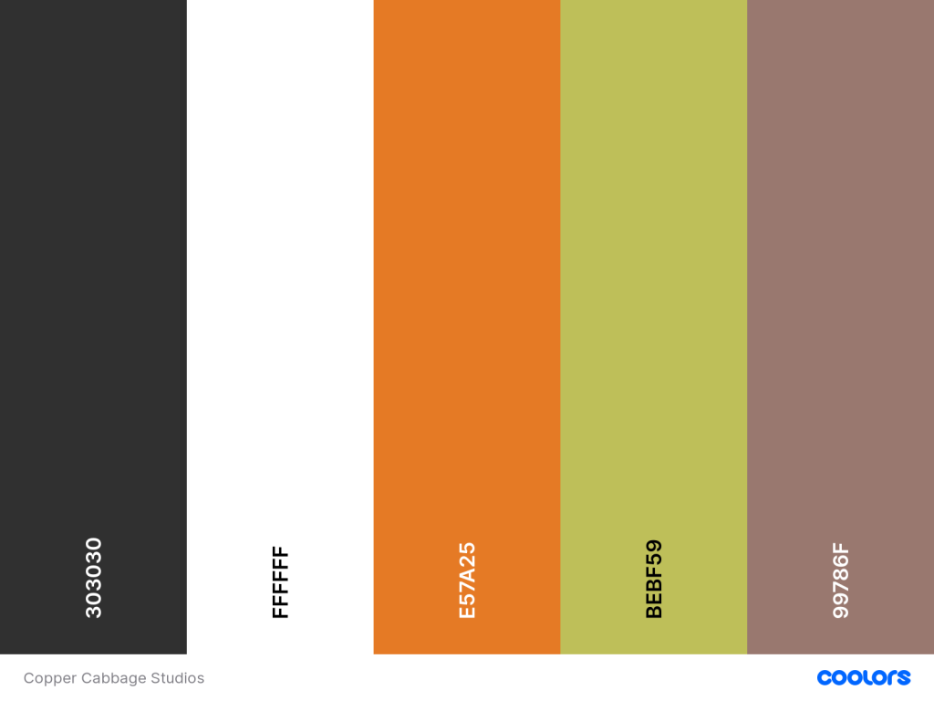 Copper Cabbage Studios' Palette