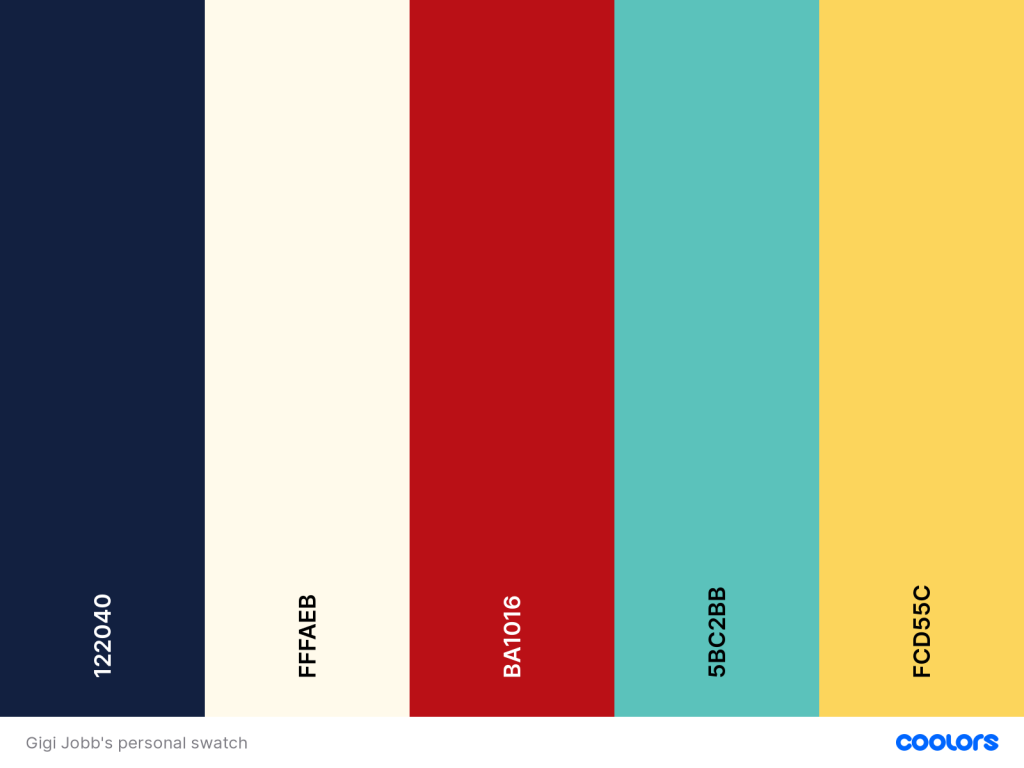 Gigi Jobb's Personal Palette