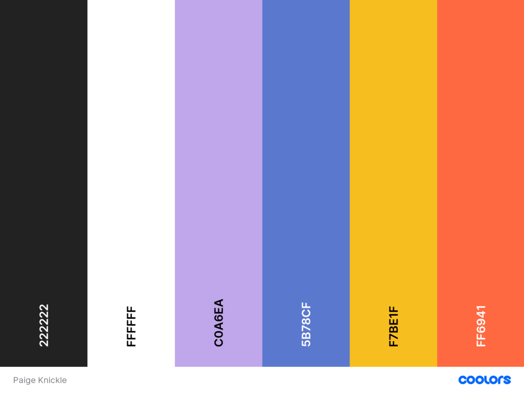 Paige Knickle's Palette